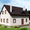 Проект дома с мансардой и эркером N163 Проект дома с мансардой и эркером N163