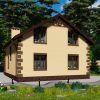 Проект дома с мансардой и верандой В-08 Проект дома с мансардой и верандой В-08