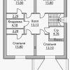 Проект дома с мансардой и верандой В-08 Проект дома с мансардой и верандой В-08