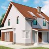 Проект одноэтажного дома с мансардой 8 на 10 м D290