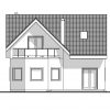 Проект дома с мансардой и эркером N163 Проект дома с мансардой и эркером N163