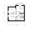 Проект дома с мансардой и эркером N163 Проект дома с мансардой и эркером N163