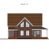 Проект каркасного дома с мансардой N15 DK Проект каркасного дома с мансардой N15 DK