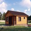 Проект бани 6 на 4 из клееного бруса – BB-2 Проект бани 6 на 4 из клееного бруса – BB-2