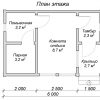 Проект бани из бруса 6 на 4 – BB-1 Проект бани из бруса 6 на 4 – BB-1