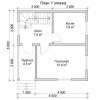 Проект дома из бруса 6х6 DB-23 Проект дома из бруса 6х6 DB-23