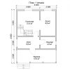 Проект дома из бруса 6х8 DB-25 Проект дома из бруса 6х8 DB-25