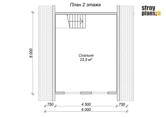 Проект дома из бруса 6х6 DB-23 Проект дома из бруса 6х6 DB-23
