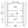 Проект дома из бруса 6х8 DB-25 Проект дома из бруса 6х8 DB-25