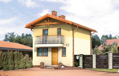 Проект двухэтажного дома DD01