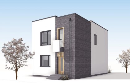 Проект двухэтажного дома DD03