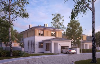 Проект двухэтажного дома DD06