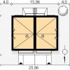 Проект двухэтажного дома на 2 семьи DD12