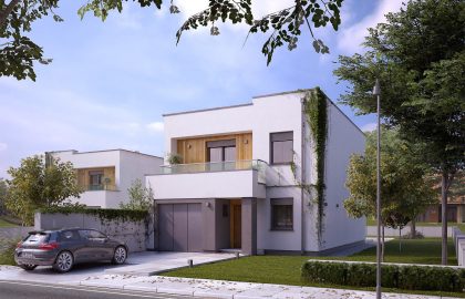 Проект двухэтажного дома DD17