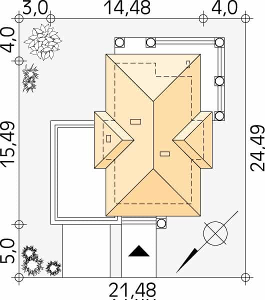 Проект двухэтажного дома DD32 Проект двухэтажного дома DD32