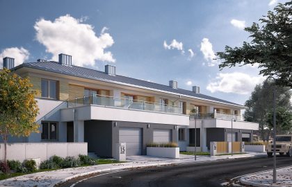 Проект двухэтажного дома на 4 семьи DD66