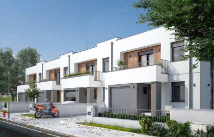 Проект двухэтажного дома на 4 семьи DD68