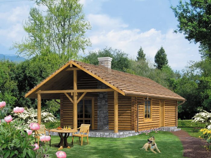 Проект одноэтажного дома OD14