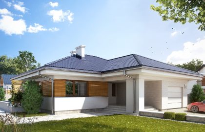 Проект одноэтажного дома OD40 Проект одноэтажного дома OD40