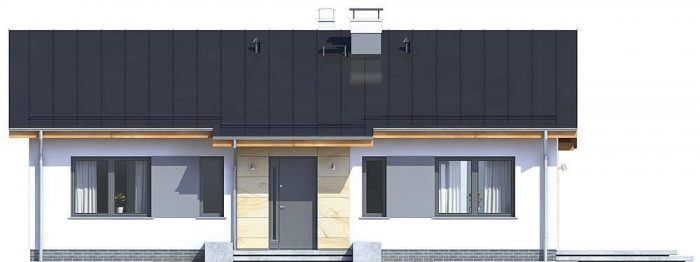 Проект одноэтажного дома OD43