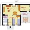 Проект одноэтажного дома OD5 Проект одноэтажного дома OD5