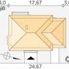 Проект одноэтажного дома OD52