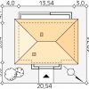 Проект одноэтажного дома OD55