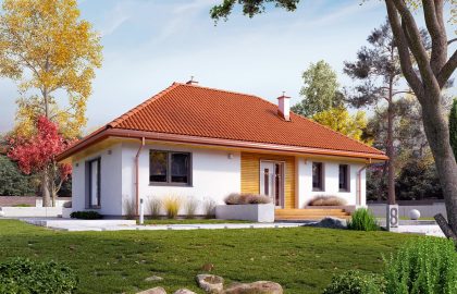 Проект одноэтажного дома OD60