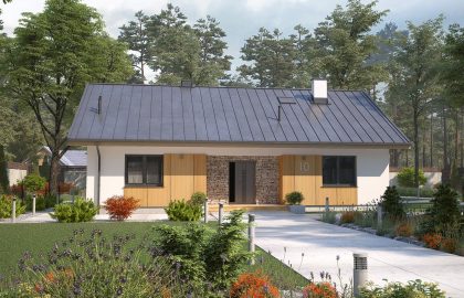 Проект одноэтажного дома OD73