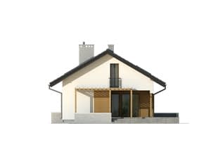 Проект дома с мансардой MD124 Проект дома с мансардой MD124
