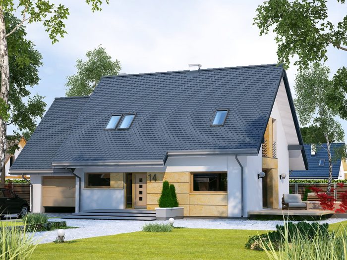 Проект дома с мансардой MD131