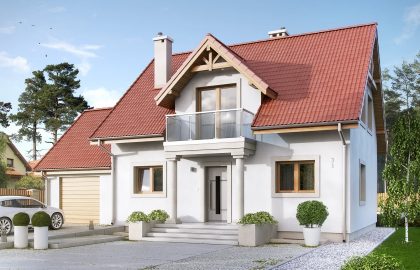 Проект дома с мансардой MD134