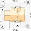 Проект дома с мансардой MD134 Проект дома с мансардой MD134