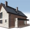 Проект дома с мансардой MD140 Проект дома с мансардой MD140