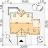Проект дома с мансардой MD156 Проект дома с мансардой MD156