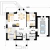 Проект дома с мансардой MD170 Проект дома с мансардой MD170