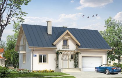 Проект дома с мансардой MD171