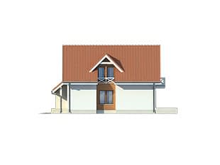 Проект дома с мансардой и двумя входами MD176 Проект дома с мансардой и двумя входами MD176