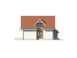 Проект дома с мансардой и двумя входами MD176 Проект дома с мансардой и двумя входами MD176