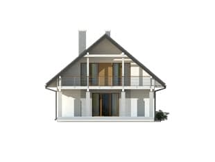Проект дома с мансардой MD180 Проект дома с мансардой MD180