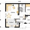 Проект дома с мансардой MD184 Проект дома с мансардой MD184