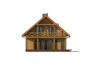 Проект дома с мансардой MD184 Проект дома с мансардой MD184