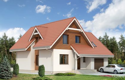 Проект дома с мансардой MD192