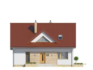 Проект дома с мансардой MD195 Проект дома с мансардой MD195