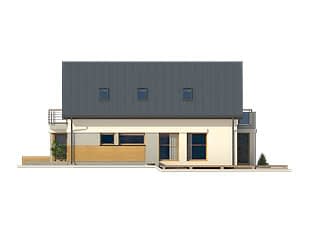 Проект дома с мансардой MD196 Проект дома с мансардой MD196