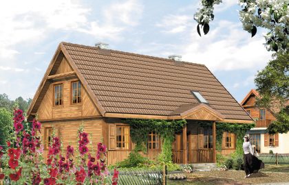 Проект дома с мансардой MD220 Проект дома с мансардой MD220