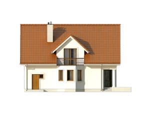 Проект дома с мансардой MD222 Проект дома с мансардой MD222
