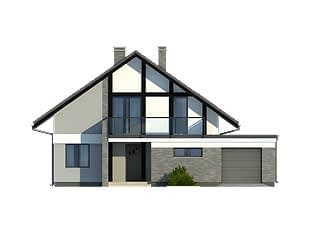 Проект дома с мансардой MD226 Проект дома с мансардой MD226