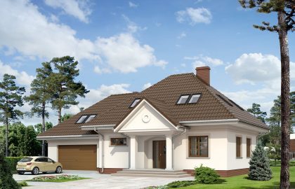 Проект дома с мансардой MD229