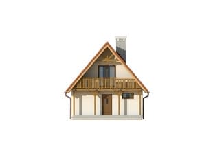 Проект дома с мансардой MD23 Проект дома с мансардой MD23